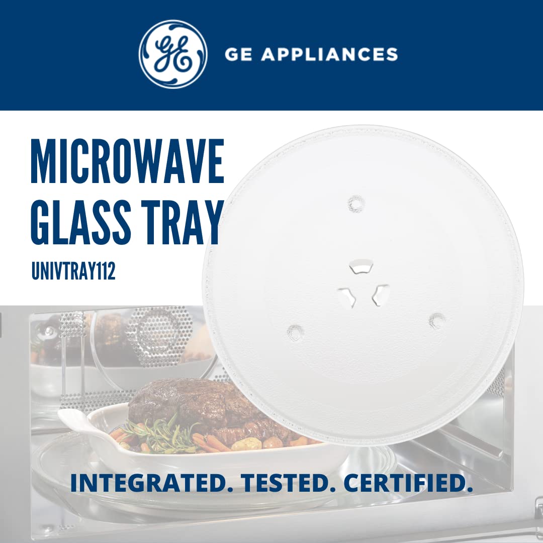 GE Appliances UNIVTRAY112 11.25 inch Microwave Tray, 11.2 inch