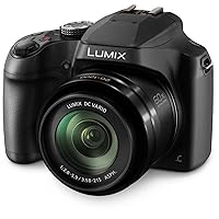 Panasonic LUMIX 4K Digital Camera, 18.1 Megapixel Video Camera, 60X Zoom DC VARIO 20-1200mm Lens, F2.8-5.9 Aperture, Power O.I.S. Stabilization, Touch Enabled 3-Inch LCD, Wi-Fi, DC-FZ80K (Black)