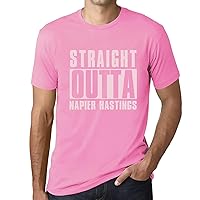 Men's Graphic T-Shirt Straight Outta Napier Hastings Eco-Friendly Limited Edition Short Sleeve Tee-Shirt Vintage