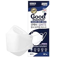 (50 Count) Good Manner KF94 Protective Face Safety Mask (White) Made in South Korea