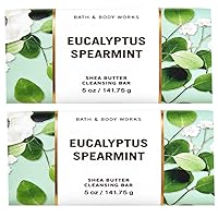 Bath and Body Works Bar Soap 2 pack (Eucalyptus Spearmint)
