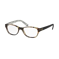 Tory Burch TY2031 Eyeglass Frames 3154-49 - Yellow Tort/black Batik TY2031-3154-49