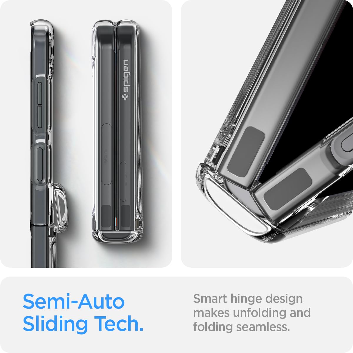 Spigen Thin Fit Pro Designed for Galaxy Z Flip 5 Case (2023) - Crystal Clear