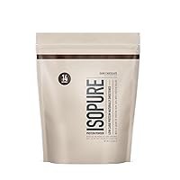 Isopure Protein Powder, Whey Protein Isolate Powder, 25g Protein, Low Carb & Keto Friendly, Naturally Sweetened & Flavored, Flavor: Chocolate, 14 Servings, 1 Pound