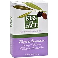 Kiss My Face Olive Oil & Lavender Bar Soap 8 oz