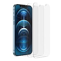 Glass Screen Protector Designed for iPhone 12/12 Pro 2020 6.1-inch (3-Pack) Tempered Glass, 3 Pack, Slim Fit Series