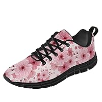 Cherry Blossom Shoes for Women Men Running Walking Tennis Sneakers Lightweight Athletic Shoes Gifts for Men Women