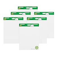 Post-it® Super Sticky Easel Pad 559RP-VAD6, 25 in. x 30 in. Recycled