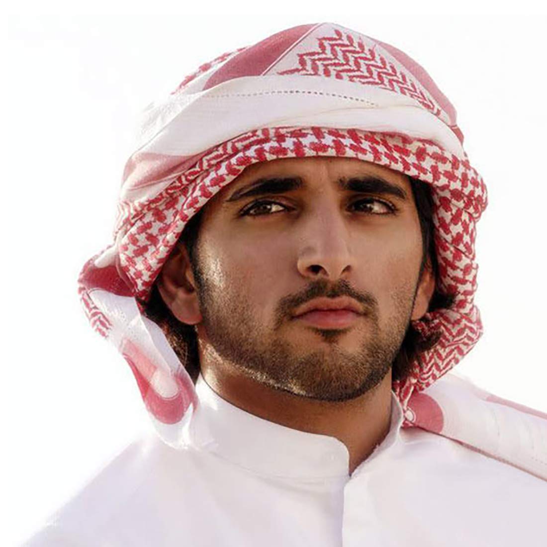 Adult Men Arab Head Scarf Keffiyeh Middle East Desert Shemagh Wrap Muslim Headwear Arabian Costume Accessories