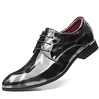 Men's Formal Shoes Oxford Shoes Men's Fashion Formal Lace Up Business Tuxedo Shoes