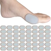 Chiroplax Foam & Fabric Bunion Cushions Protector Pads Patch Cover Bandage Hallux Valgus Tailor's Bunionette Relief Blister Chafing Rubbing Waterproof (48 Count)