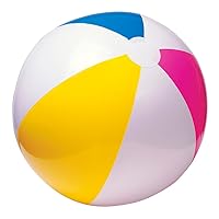 2x 24" Intex Inflatable Blow Up Panel Beach Ball Swim Pool Float Toy Twin Pack 