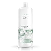Wella Professionals Nutricurls Shampoo for Waves, Formulated with Nourish-In Complex, Nourish and Define Waves, Formulated Without Sulfates, 33.8oz