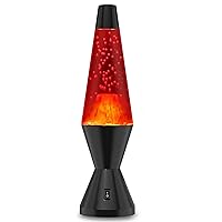 Night Light for Kids,Volcano Lamp Red LED Light Create Warm Atmosphere,USB/Battery Powered Mood Light Cool Stuff for Room Home Decor Gadgets,Christmas Birthday Gifts for Girls Boys Adults