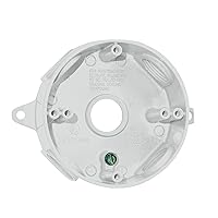 Sigma Engineered Solutions, White Sigma Electric 143854WH 1/2-Inch 5 Hole Round Box