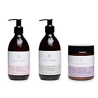 Shampoo, Conditioner and Mask Trio Set for Curly, Coily and Wavy Hair, Vegan, Sulphate Free, 2 x 10.14 fl oz, 1 x 8.45fl oz, Natural Ingredients