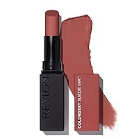 Lipstick, ColorStay Suede Ink, Built-in Primer, Infused with Vitamin E, Waterproof, Smudge-proof, Matte Color, 003 Want It All, 0.09 oz.
