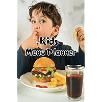 Kids Menu Planner: Editable Kids Lunch Planner, Meal Weekly Planner, Lunch Menu for Children, kids menu planner for fridge, kids menu planner for 4-8