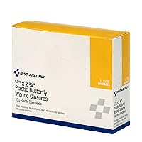 Pac-Kit 1-120L Butterfly Adhesive Wound Closure, Large, 2-3/4