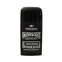 MNSC Tobacco Blossom (Wrangler) Naturally Better Deodorant - Magnesium & Activated Charcoal, Sensitive Skin Formula, Aluminum-Free, Baking Soda-Free, All-Natural, Plant-Derived, Made in USA