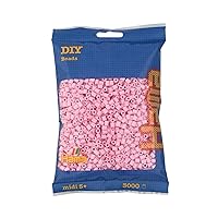 Bag of 3000 Iron on Beads Pink - Midi Size - Creative Activities
