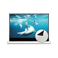 VIVIDSTORM-Screen Projector S 72 inch Motor Rollable Foldaway Portable Screen with White Cinema PVC, 4k 3D HD Gaming/Office Room,Compatible with Standard Projector,VWSDSTW72H