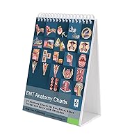 Blue Tree Publishing ENT anatomy Flip Charts, Otolaryngologist Anatomy,Ear,Nose,Larynx,Rhinologist,Otologist