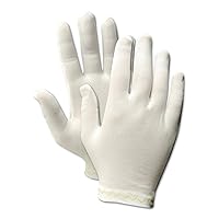 MAGID Medium Weight Nylon Inspection Gloves, Ambidextrous, Form Fitting - Small, 10