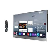 Soulaca 22 inches Smart Mirror TV for Bathroom IP65 Waterproof WebOS LG System with Built-in Alexa ATSC WiFi Bluetooth