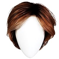 Raquel Welch Monologue Short Classic Pixie with Hand Tied Base by Hairuwear, Petite Average Cap