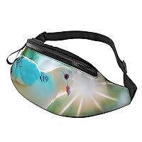 Pigeon Pattern Fanny Pack For Women And Men Fashion Waist Bag With Adjustable Strap For Hiking Running Cycling