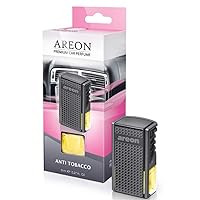 AREON ACP04 Car Perfume Luxury and Elegant 0.27 oz Car Air Freshener Vent Clip, Anti Tobacco Scent