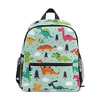 Kids Backpack Colorful Dinosaur for Toddler Boy Girls Age 3-7