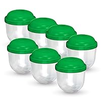 Capsule Vending Machine Translucent Green Acorn Capsules Empty 50 pcs 2 inch - Gumball Machine Capsules Bulk Party Favors DIY Containers - Easter Basket Stuffers Gifts Pinata Stuffers