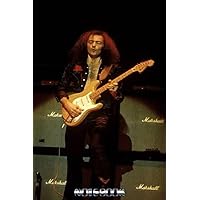 Composition : Ritchie Blackmore Rainbow Music Notebook Wide Ruled Notebook for Students and Teachers (kids and Adults Thankgiving Notebook ) Lined Paper Pages #107