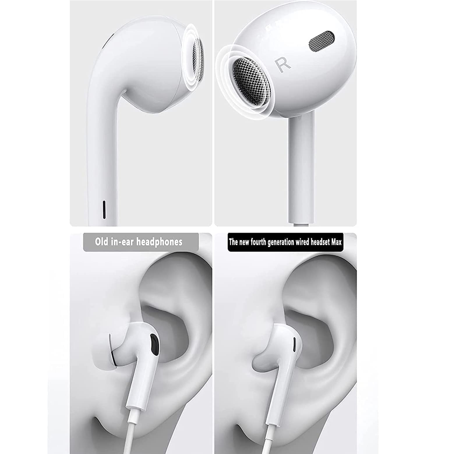 2 Pack Apple Earbuds iPhone Headphones [Apple MFi Certified] Earphones with Lightning Connector (Built-in Microphone & Volume Control) Compatible with iPhone 14/13/12/11/XR/XS/X/8/7 Support All iOS