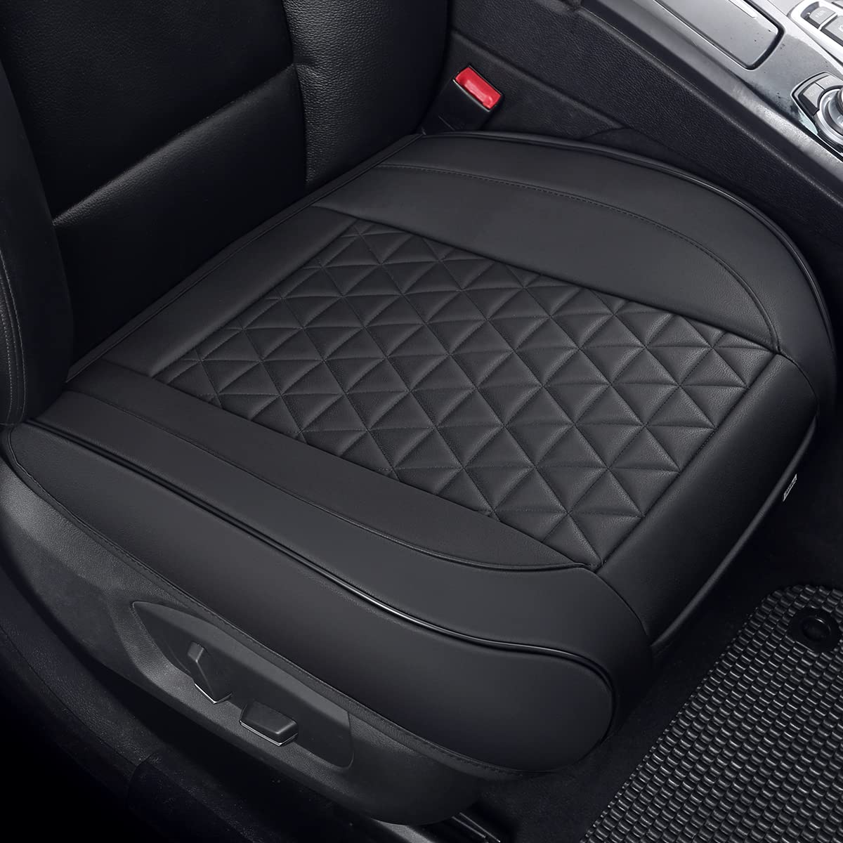 Mercedes Vito Black Leather Seats With White Stitching | Trim Technik