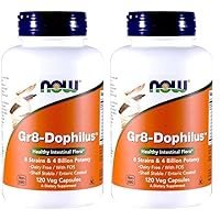 Foods: Gr8-Dophilus Healthy Intestinal Flora, 120 vcaps (2 Pack)