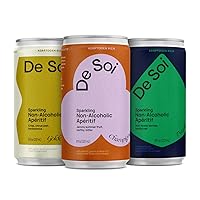 De Soi Variety Pack by Katy Perry - Sparkling Beverages, Natural Botanicals, Adaptogen Drink, Vegan, Gluten-Free, Ready to Drink 12-pack (8 Fl Oz)