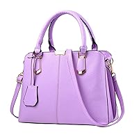 Women's Top-handle Body Handbag Middle Size Purse Durable Leather Tote Bag Purses and Handbags for Women