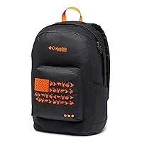 Columbia Unisex PFG PHG Zigzag 22L Backpack, Black/Blaze/PHG Game Flag, One Size
