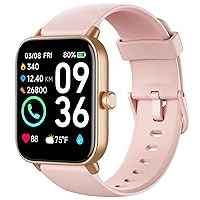 Smart Watch for Women,Fitness Watch(Answer/Make Call),Alexa Built-in, [24H Heart Rate Sleep Blood Oxygen Monitor],5ATM Waterproof,100 Sports Modes Step Calorie Watches for iOS&Android Phones