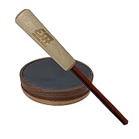 Turkey Pot Calls for Hunting - Wooden Pan Friction Glass and Slate Pot Turkey Calls with Realistic Gobbler Sounds