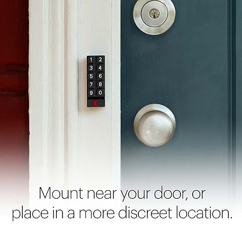 Smart Keypad, Pair with Your August Smart Lock - Grant Guest Access with Unique Keycodes, Dark Gray