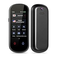 Instant Language Translator Device, Two-Way Smart Voice and Photo Pocket Translator Real Time, 109 Languages Supported, Standy 180H, Portable Offline Translation for Business, Learning & Travel
