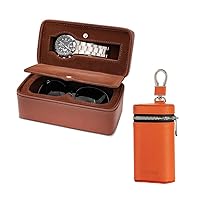 molshine Universal Leather Faraday Car Key Case & Watch & Sunglasses Portable Case