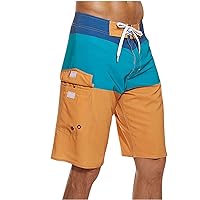 Beachwear Gym Shorts for Men Pockets Elastic Waistband Short Pants Elastic Waist Drawstring Printed Shorts Trouser