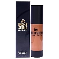 Professional Make-Up Fluid Foundation No Transfer - Creates A Soft-Focus, Velvety Natural Finish - Delivers Long-Wearing Light To Medium Coverage - Olive Sunset - 1.18 Oz