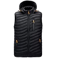 Running Vest for Men Warm Zip Up Stand Collar Sleeveless Sweat Jackets Athletic Mens Casual Sweater Vest