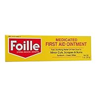 Foille Medicated First Aid Ointment 1 Oz (Pack of 2)
